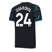 Dres Manchester City Josko Gvardiol #24 Tretina 2023-24 Krátky Rukáv